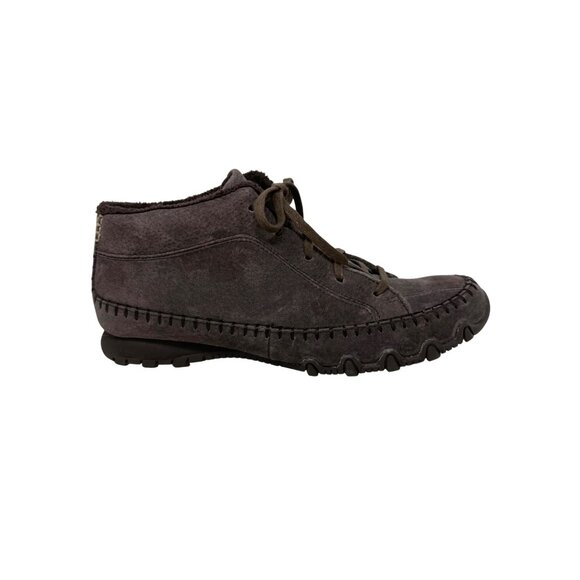 Skechers‎ Womens Totem Pole Relaxed Fit Brown Leather Ankle Boots Moc Toe Size 7 - Picture 9 of 10